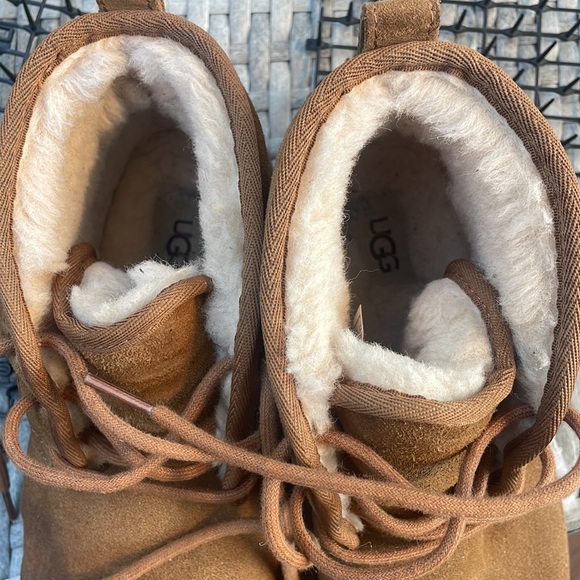UGG WOMENS NEUMEL CLASSIC BOOTS CHESTNUT WOMENS SIZE 6 - Picture 8 of 11
